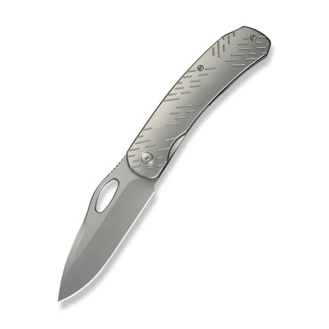 Nóż składany WeKnife Inmate Gray Titanium, Stonewashed CPM 20CV by Jerad Neeve (WE23096B-1) WE Knife