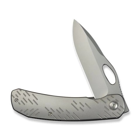 Nóż składany WeKnife Inmate Gray Titanium, Stonewashed CPM 20CV by Jerad Neeve (WE23096B-1) WE Knife