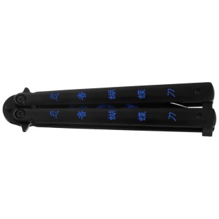 Nóż składany motylek Martinez Albainox Balisong Night Fighter II Black Stainless Steel, Black 3Cr13MoV (02104) Martinez Albainox