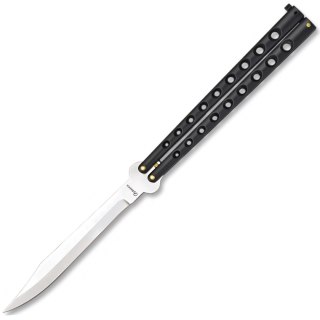 Nóż składany motylek Martinez Albainox Big Balisong Black Zamak, Mirror 3Cr13MoV (02052-N) Martinez Albainox