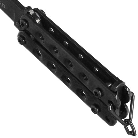 Nóż składany motylek brelok Third Decor Habitat Balisong Black Stainless Steel, Black Stainless Steel (TH-K2824N) Decor Habitat