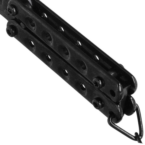 Nóż składany motylek brelok Third Decor Habitat Balisong Black Stainless Steel, Black Stainless Steel (TH-K2824N) Decor Habitat