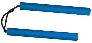 Nunchaku treningowe Martinez Albinox Training Nunchacks Blue Foam (39806) Martinez Albainox