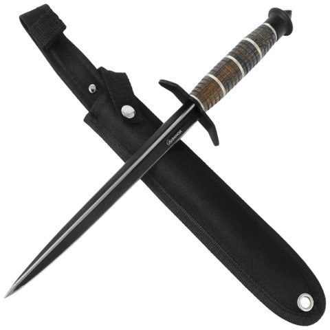 Sztylet Martinez Albainox Triplex Edge Aluminium/Wood, Black 3Cr13Mov (32511) Martinez Albainox