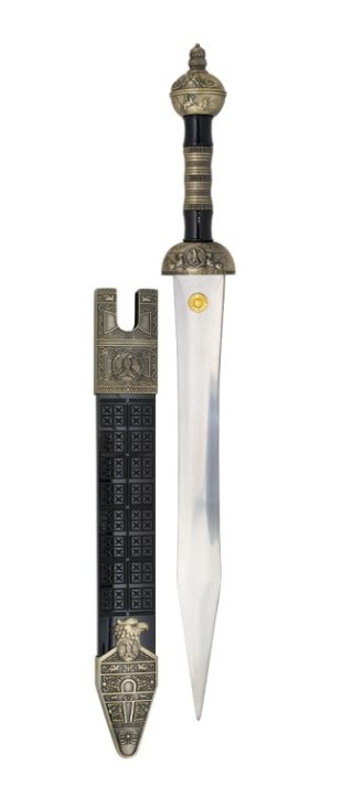 Sztylet rzymski Roman Zamak/ABS, Brightness 3Cr13Mov (32738) Tole10 Imperial by Martinez Albainox