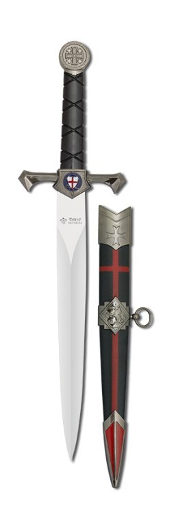 Sztylet templariuszy Templar Zamak/ABS, Brightness 3Cr13Mov (32745) Tole10 Imperial by Martinez Albainox