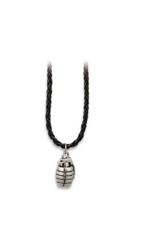 Wisiorek Tole 10 Imperial Grenade Chrome Zamak, Black Leatherette (09915) Tole10 Imperial by Martinez Albainox