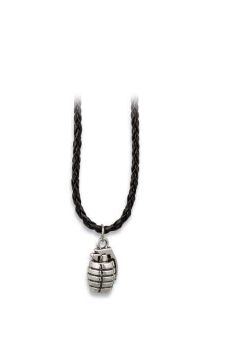 Wisiorek Tole 10 Imperial Grenade Chrome Zamak, Black Leatherette (09915) Tole10 Imperial by Martinez Albainox
