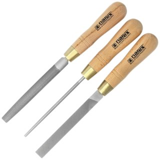 Zestaw pilników do metalu Mikov Narex Profi 3 szt. 150 mm (854301) Narex