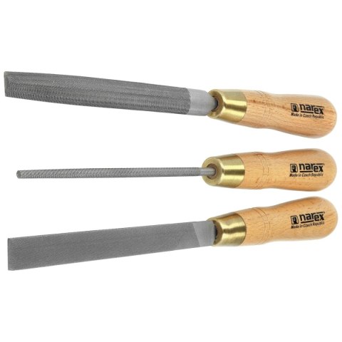 Zestaw pilników do metalu Mikov Narex Profi 3 szt. 150 mm (854301) Narex