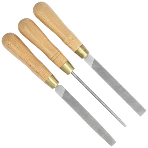 Zestaw pilników do metalu Mikov Narex Profi 3 szt. 150 mm (854301) Narex