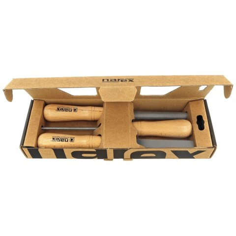 Zestaw pilników do metalu Mikov Narex Profi 3 szt. 150 mm (854301) Narex