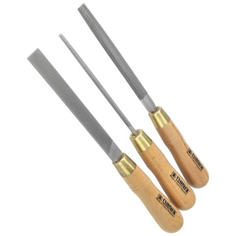 Zestaw pilników do metalu Mikov Narex Profi 3 szt. 150 mm (854301) Narex