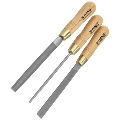 Zestaw pilników do metalu Mikov Narex Profi 3 szt. 150 mm (854301) Narex