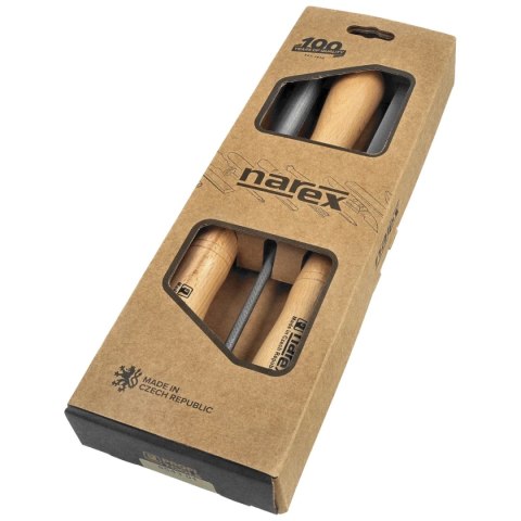 Zestaw pilników do metalu Mikov Narex Profi 3 szt. 150 mm (854301) Narex