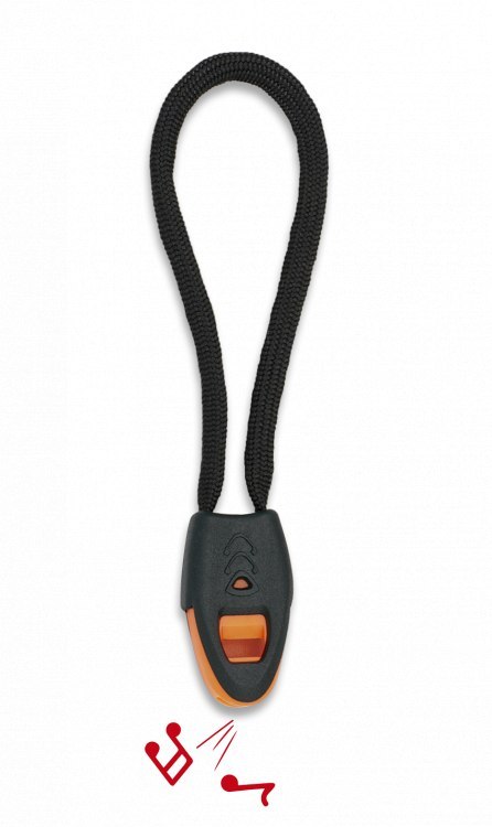 Gwizdek Barbaric Black/Orange ABS na czarnej lince (33897) Barbaric by Martinez Albainox