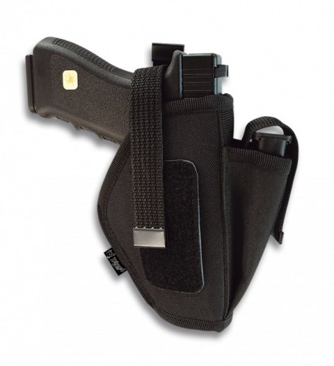 Kabura Barbaric AUTO 2"- 4" Holster Beretta, Walther, HK, Glock Padded Snap Closure Black Nylon (22104) Barbaric by Martinez Albainox
