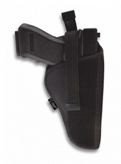 Kabura Barbaric AUTO 3"- 4" Holster Beretta, Walther, HK, Glock Padded Snap Closure Black Nylon (22103) Barbaric by Martinez Albainox