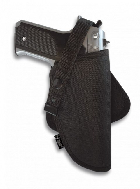 Kabura Barbaric AUTO 3"- 4" Holster Beretta, Walther, HK, Glock Padded Snap Closure Black Nylon (22105) Barbaric by Martinez Albainox