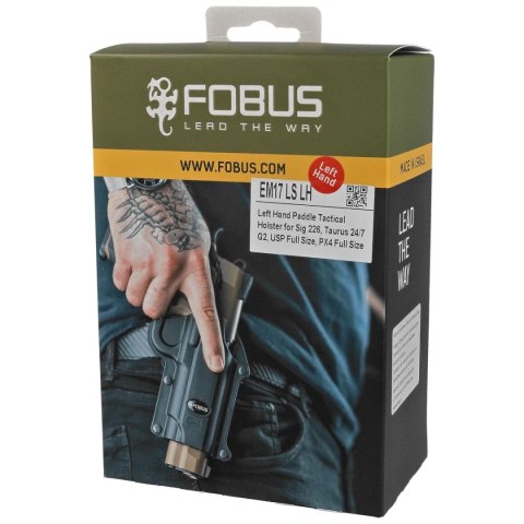 Kabura Fobus Beretta, H&K, Sig/Sauer, Taurus Lewa (EM17 LS LH) Fobus