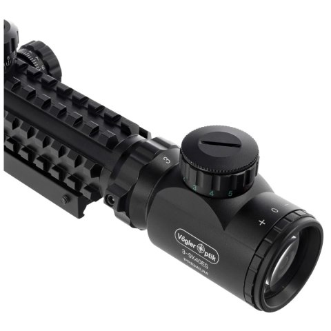 Luneta celownicza Vögler Optik Premium 3-9x40EG Mil-Dot 1'' z podświetleniem, montaż 22 mm Vögler Optik