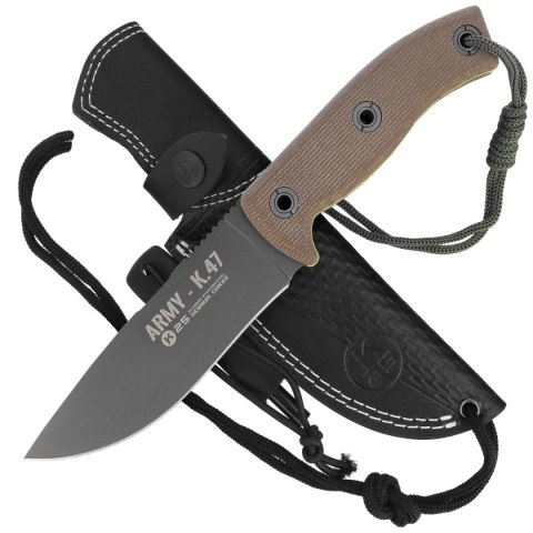 Nóż K25 Army K47 OD Green Micarta, Titanium 7Cr17Mov (32620) K25 by Martinez Albainox