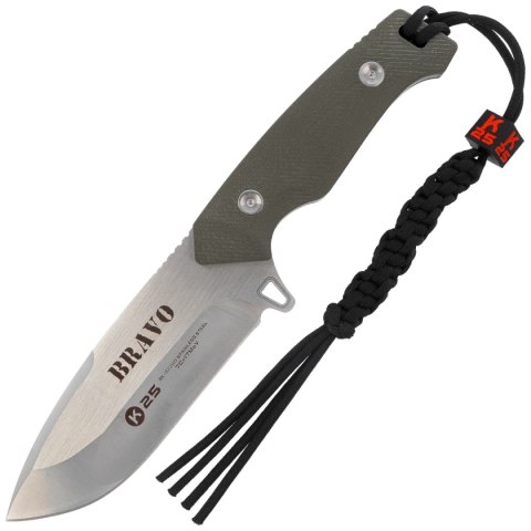 Nóż K25 Bravo Green G10, Satin/Brushed 7Cr17Mov (32260) K25 by Martinez Albainox