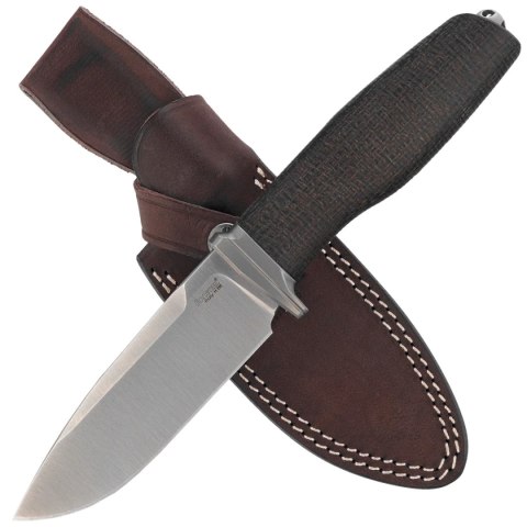 Nóż LionSteel Acha Green Burlap Micarta, Satin M390 by Molletta (AH BLG) LionSteel