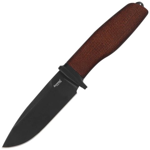 Nóż LionSteel Acha Natural Burlap Micarta, Black Stonewashed M390 by Molletta (AH B BLN) LionSteel