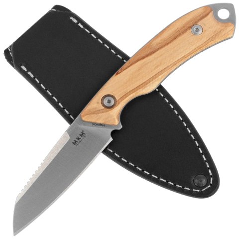 Nóż MKM Pocket Tango 2 Olive Wood, Satin MagnaCut by David C Andersen (MK PT02-O) MKM - Maniago Knife Makers
