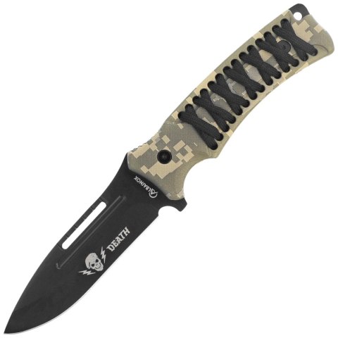 Nóż Martinez Albainox 32795 ABS Camo/Black Stringing, Black 3Cr13Mov Martinez Albainox