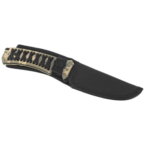 Nóż Martinez Albainox 32795 ABS Camo/Black Stringing, Black 3Cr13Mov Martinez Albainox