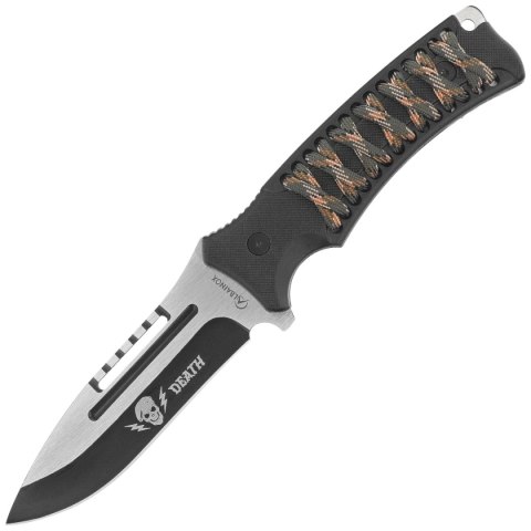 Nóż Martinez Albainox 32796 ABS Black/Camo Stringing, Brushed/Black 3Cr13Mov Martinez Albainox