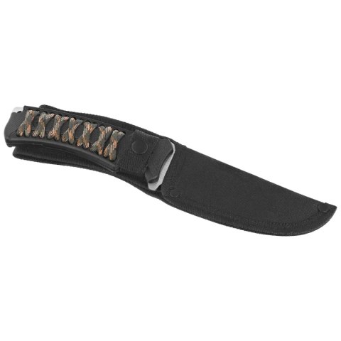 Nóż Martinez Albainox 32796 ABS Black/Camo Stringing, Brushed/Black 3Cr13Mov Martinez Albainox