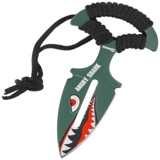 Nóż Martinez Albainox Angry Shark Black Strung, Green 3Cr13Mov (32524) Martinez Albainox