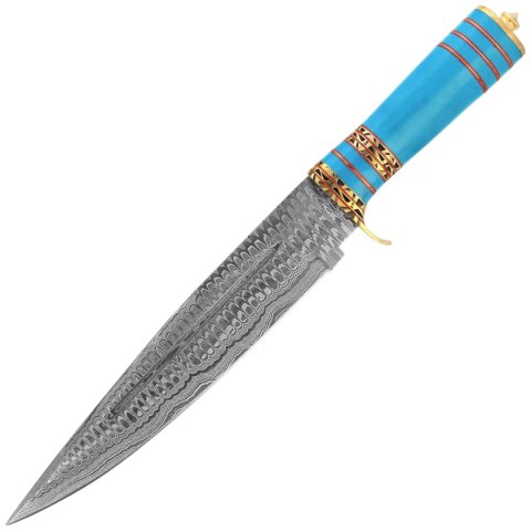Nóż Martinez Albainox Blue Acrylic, Damascus 256 Layers (32564) Martinez Albainox