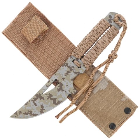 Nóż Martinez Albainox Coyote Camo Strung, Arid Camo 3Cr13Mov (32415) Martinez Albainox