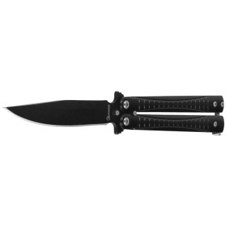 Nóż motylek Martinez Albainox Balisong Black Steel, Black 3Cr13Mov (02206) Martinez Albainox