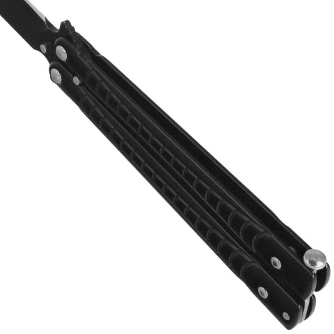 Nóż motylek Martinez Albainox Balisong Black Steel, Black 3Cr13Mov (02206) Martinez Albainox