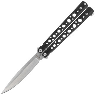 Nóż motylek Martinez Albainox Balisong Black Steel, Satin 3Cr13Mov (02213) Martinez Albainox