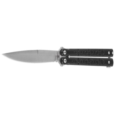 Nóż motylek Martinez Albainox Balisong Black Steel, Satin 3Cr13Mov (02213) Martinez Albainox