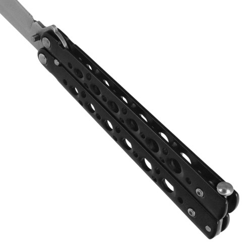 Nóż motylek Martinez Albainox Balisong Black Steel, Satin 3Cr13Mov (02213) Martinez Albainox