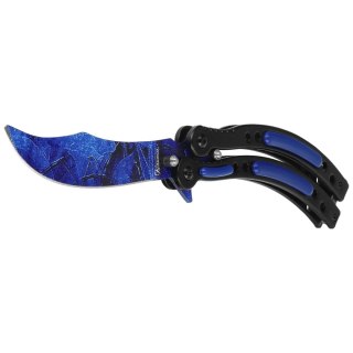 Nóż motylek Martinez Albainox Balisong Blue ABS/Black Steel, Colorful Blue 3Cr13Mov (02129) Martinez Albainox