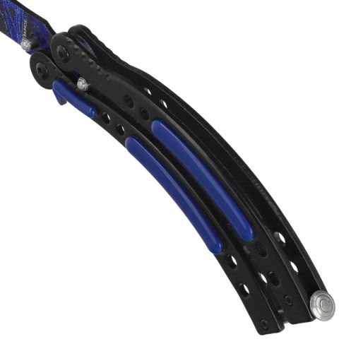 Nóż motylek Martinez Albainox Balisong Blue ABS/Black Steel, Colorful Blue 3Cr13Mov (02129) Martinez Albainox