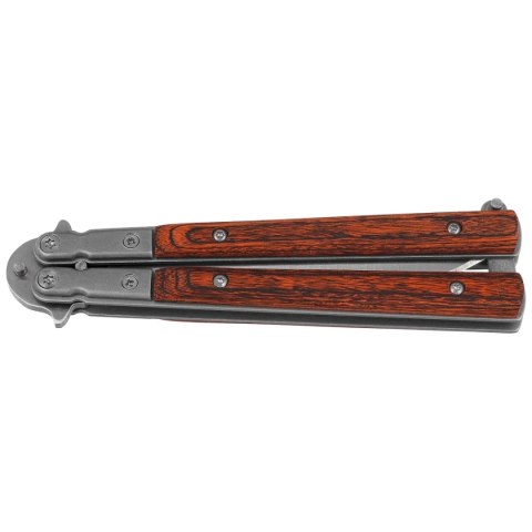 Nóż motylek Martinez Albainox Balisong Red Micarta, Satin 3Cr13Mov (02071) Martinez Albainox