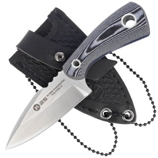 Nóż na szyję K25 Boot Knife Black/White G10, Satin 7Cr17Mov (32561) K25 by Martinez Albainox
