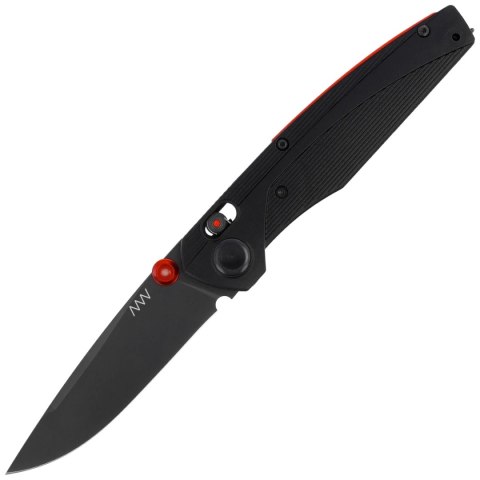 Nóż składany ANV A100 BB Black GRN, Black DLC Sleipner (ANVA100-019) ANV - Acta Non Verba Knives