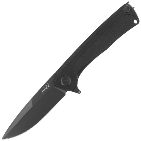 Nóż składany ANV Z100 BB Black GRN, Black DLC Sleipner (ANVZ100-052) ANV - Acta Non Verba Knives