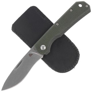 Nóż składany BlackFox Ciol Green Canvas Micarta, Stonewashed 440C by Denis Simonutti (BF-748 MI) FOX