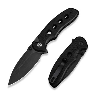 Nóż składany Civivi Triptych Black G10, Black Stonewashed 14C28N (C23085B-1) Civivi by WE Knife